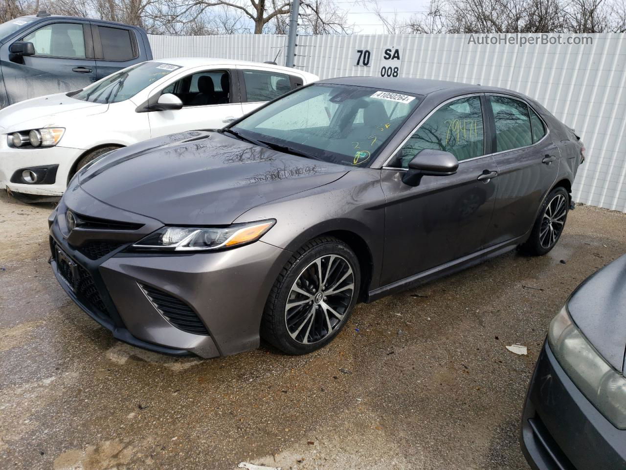 2019 Toyota Camry L Gray vin: 4T1B11HK3KU741817