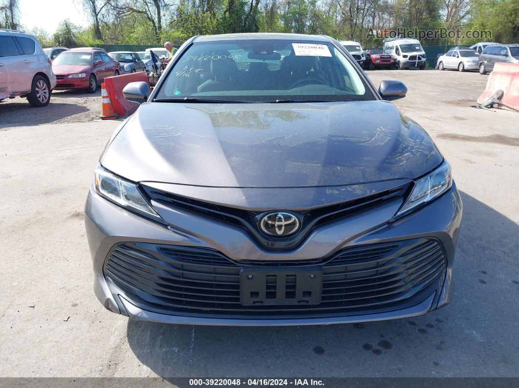 2019 Toyota Camry Le Gray vin: 4T1B11HK3KU753949