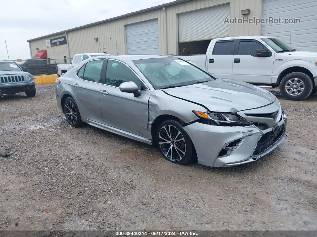 2019 Toyota Camry Se Silver vin: 4T1B11HK3KU763638