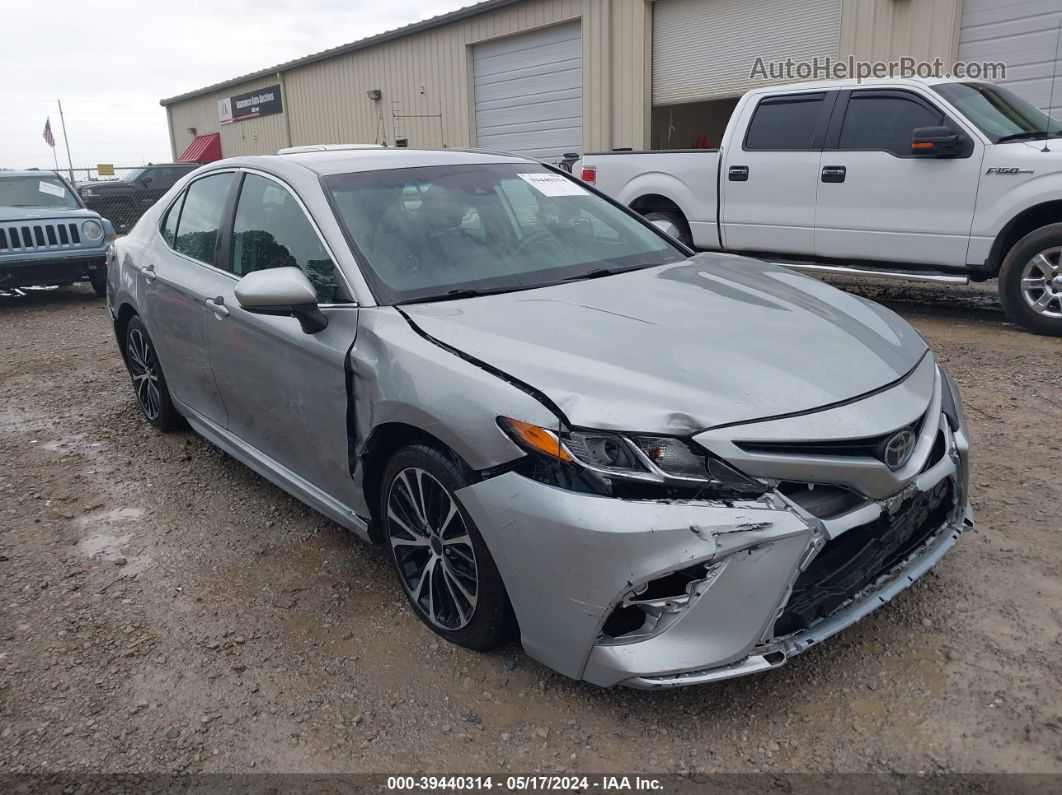 2019 Toyota Camry Se Silver vin: 4T1B11HK3KU763638