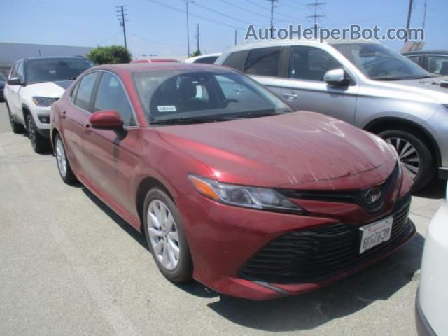 2019 Toyota Camry Le/se/xle/l Red vin: 4T1B11HK3KU776079