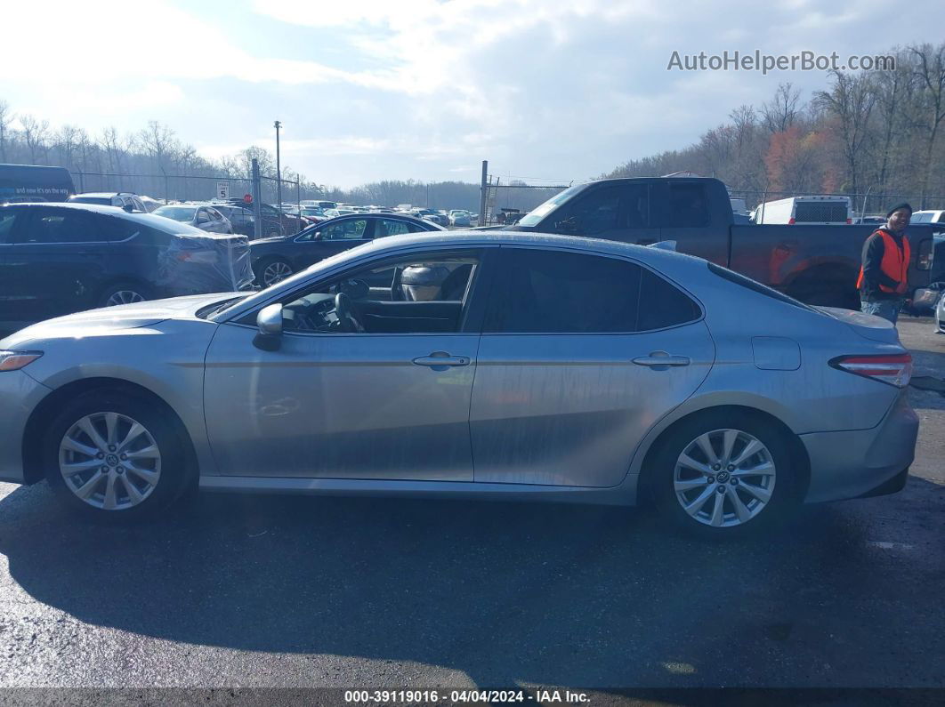 2019 Toyota Camry Le Silver vin: 4T1B11HK3KU785915