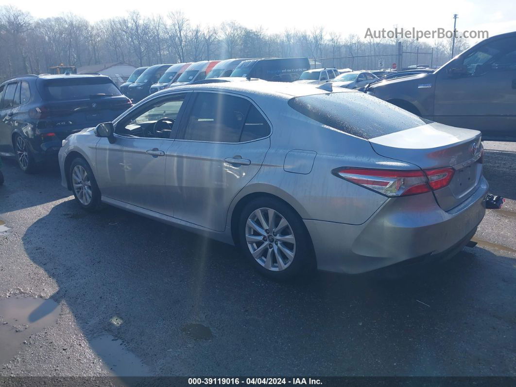 2019 Toyota Camry Le Silver vin: 4T1B11HK3KU785915