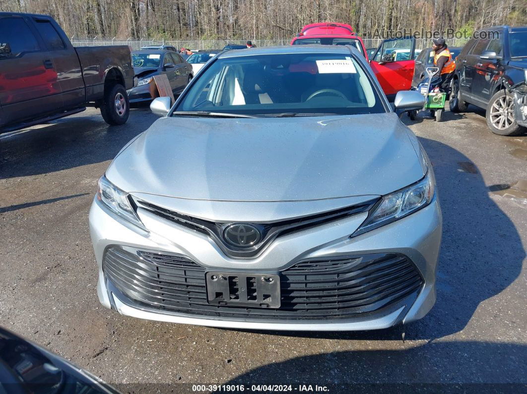 2019 Toyota Camry Le Silver vin: 4T1B11HK3KU785915