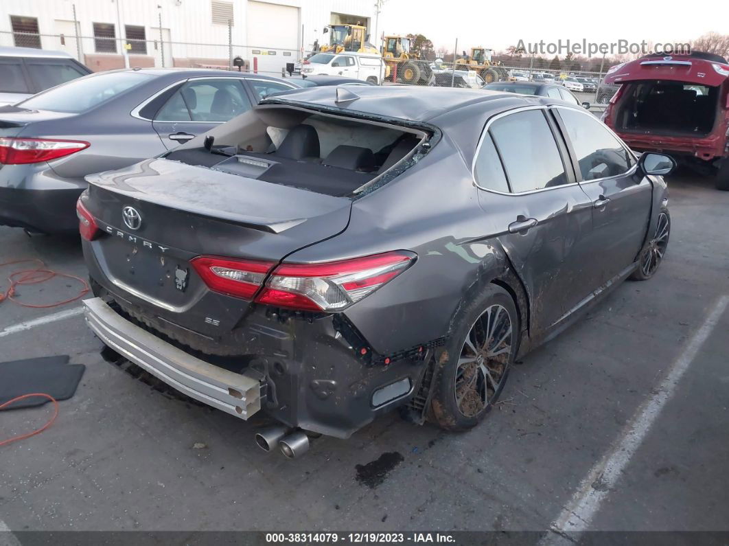 2019 Toyota Camry Se Серый vin: 4T1B11HK3KU800008