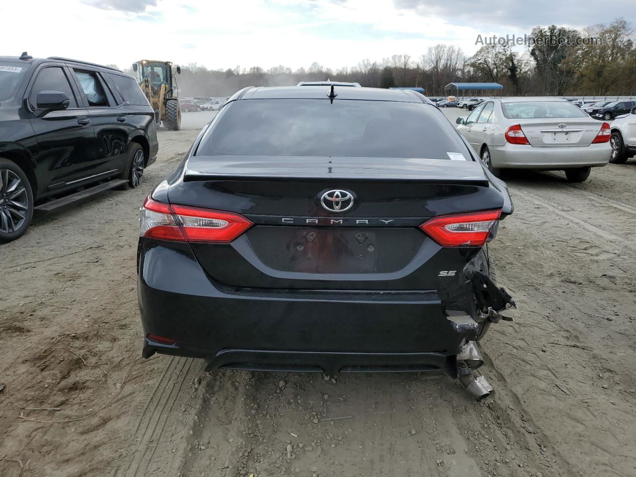 2019 Toyota Camry L Black vin: 4T1B11HK3KU807752