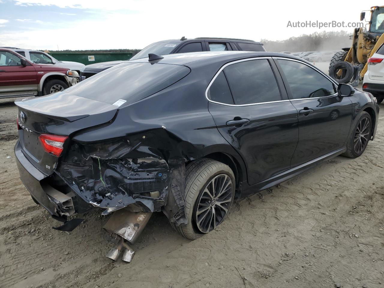 2019 Toyota Camry L Black vin: 4T1B11HK3KU807752