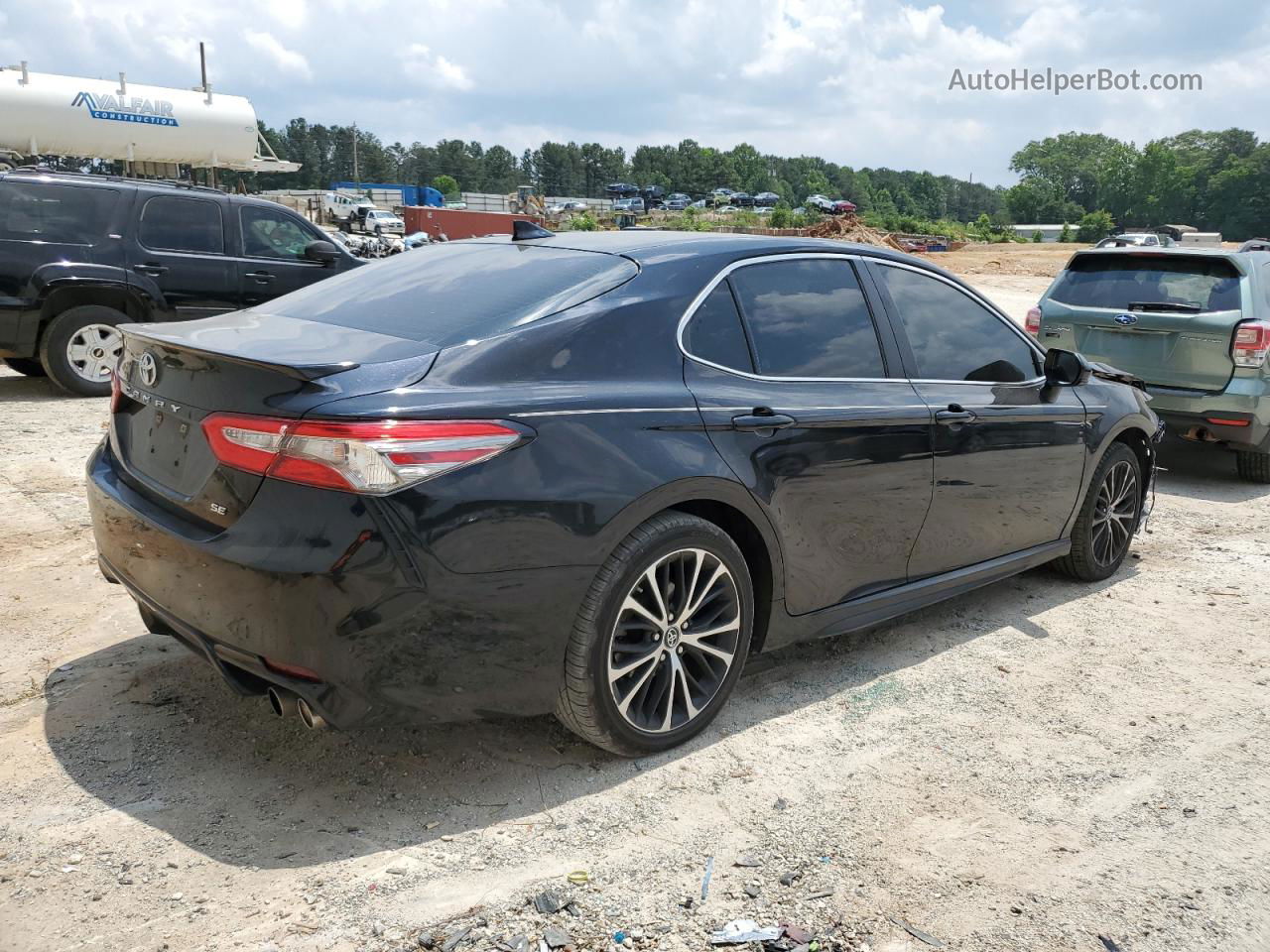 2019 Toyota Camry L Black vin: 4T1B11HK3KU808559