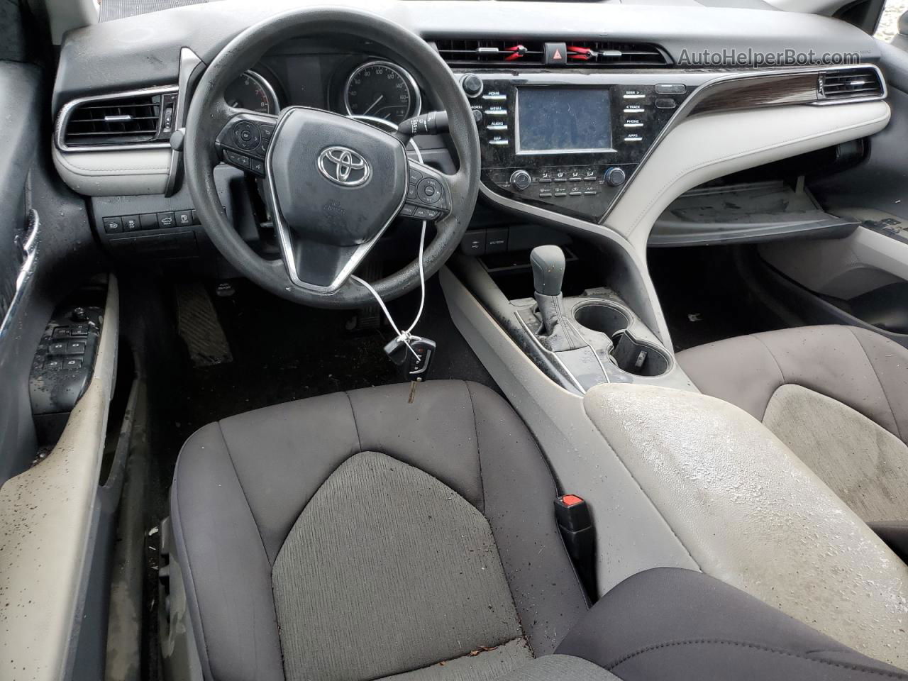 2019 Toyota Camry L Gray vin: 4T1B11HK3KU815785