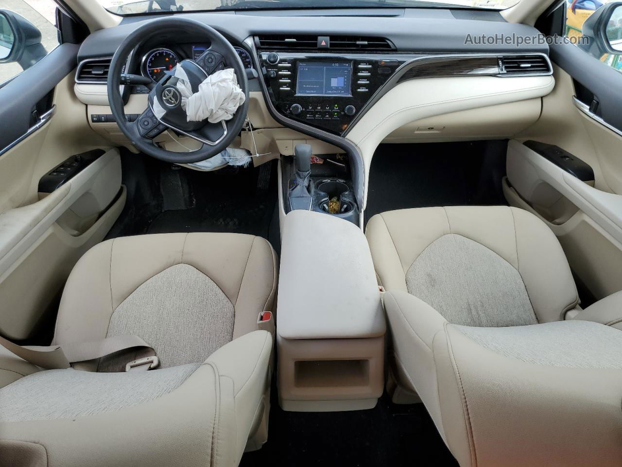 2019 Toyota Camry L Белый vin: 4T1B11HK3KU823675