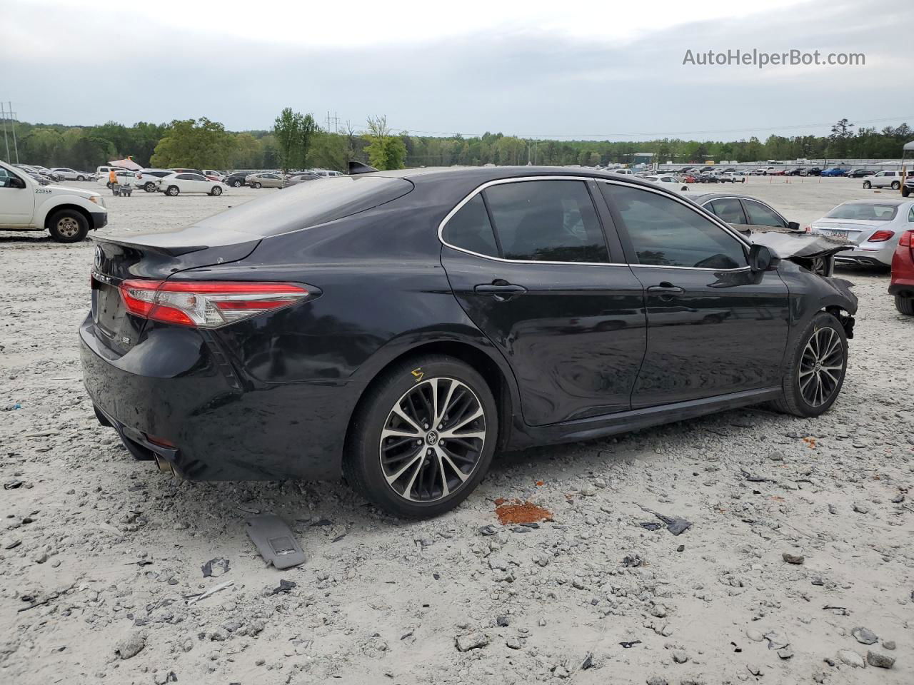 2019 Toyota Camry L Black vin: 4T1B11HK4KU168653