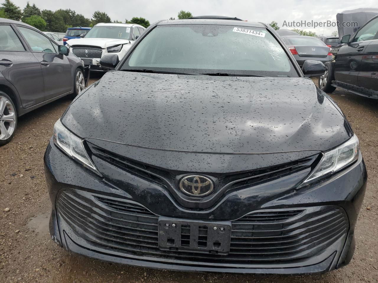 2019 Toyota Camry L Черный vin: 4T1B11HK4KU185355