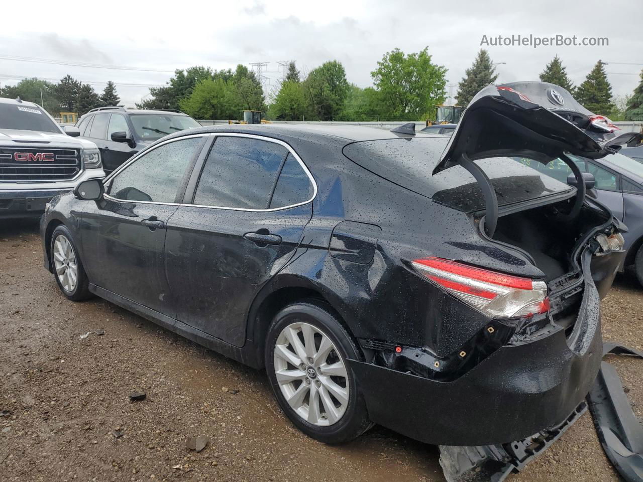 2019 Toyota Camry L Черный vin: 4T1B11HK4KU185355