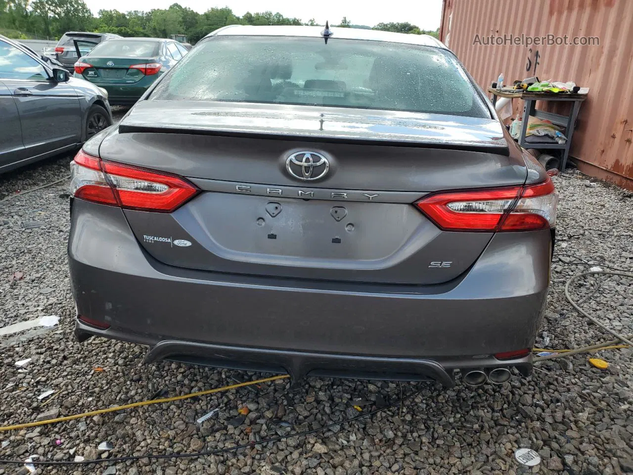 2019 Toyota Camry L Gray vin: 4T1B11HK4KU205412