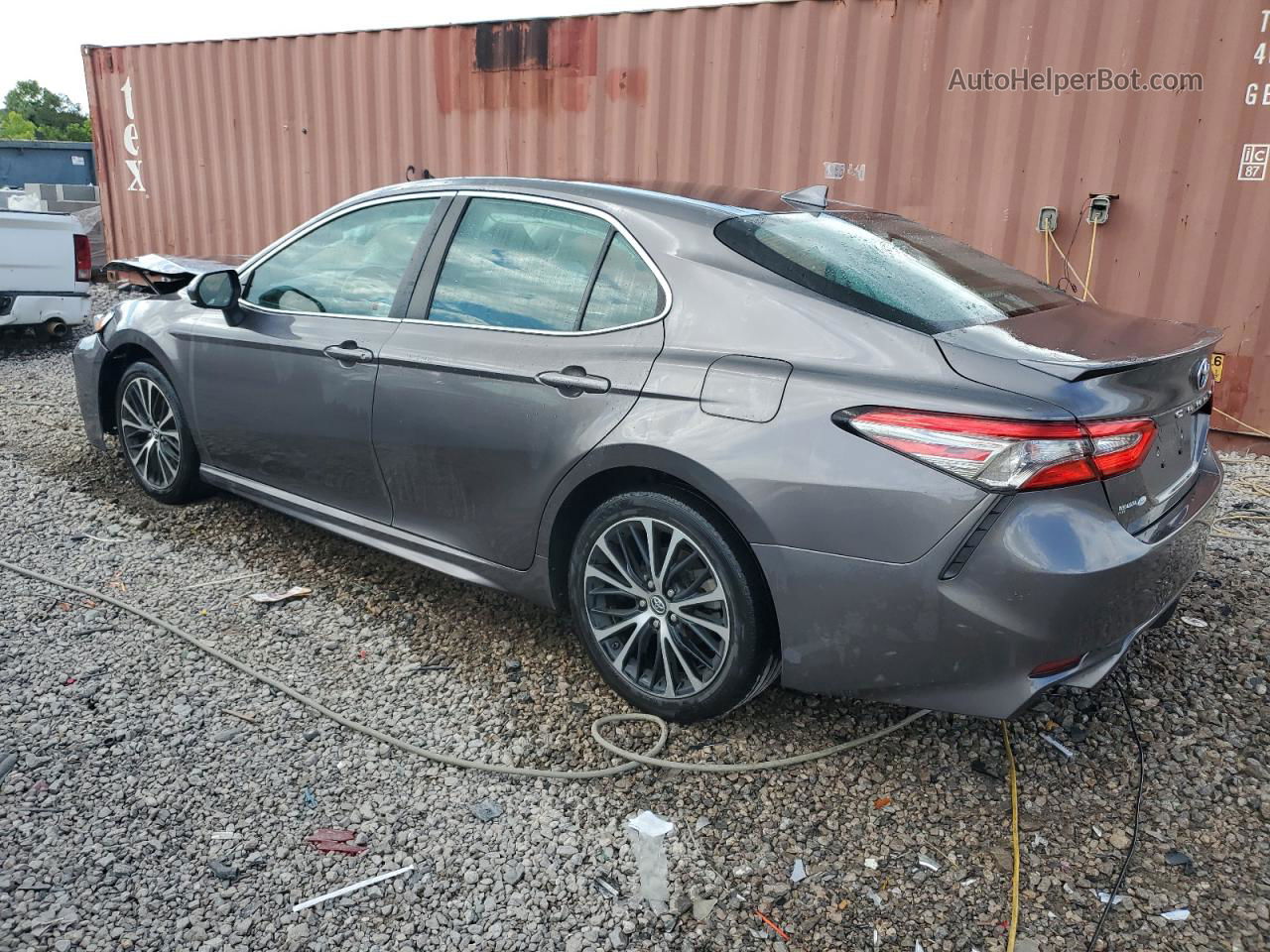 2019 Toyota Camry L Gray vin: 4T1B11HK4KU205412