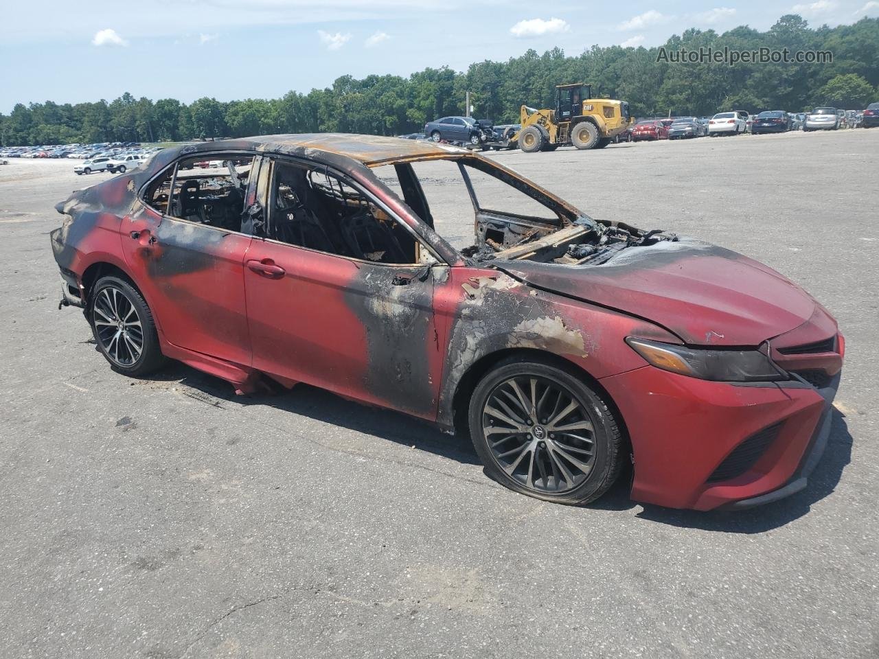 2019 Toyota Camry L Burn vin: 4T1B11HK4KU225465