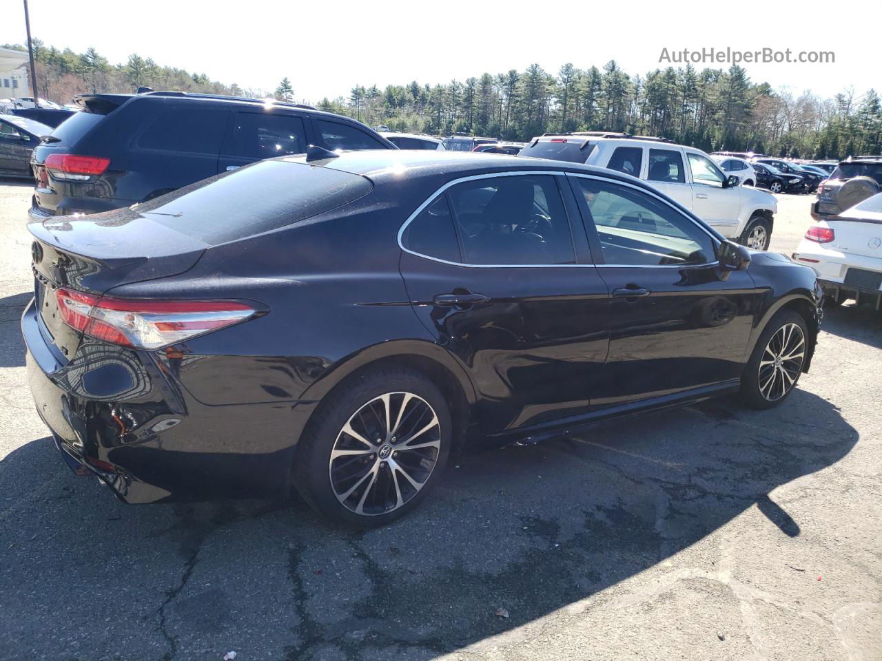 2019 Toyota Camry L Black vin: 4T1B11HK4KU230567