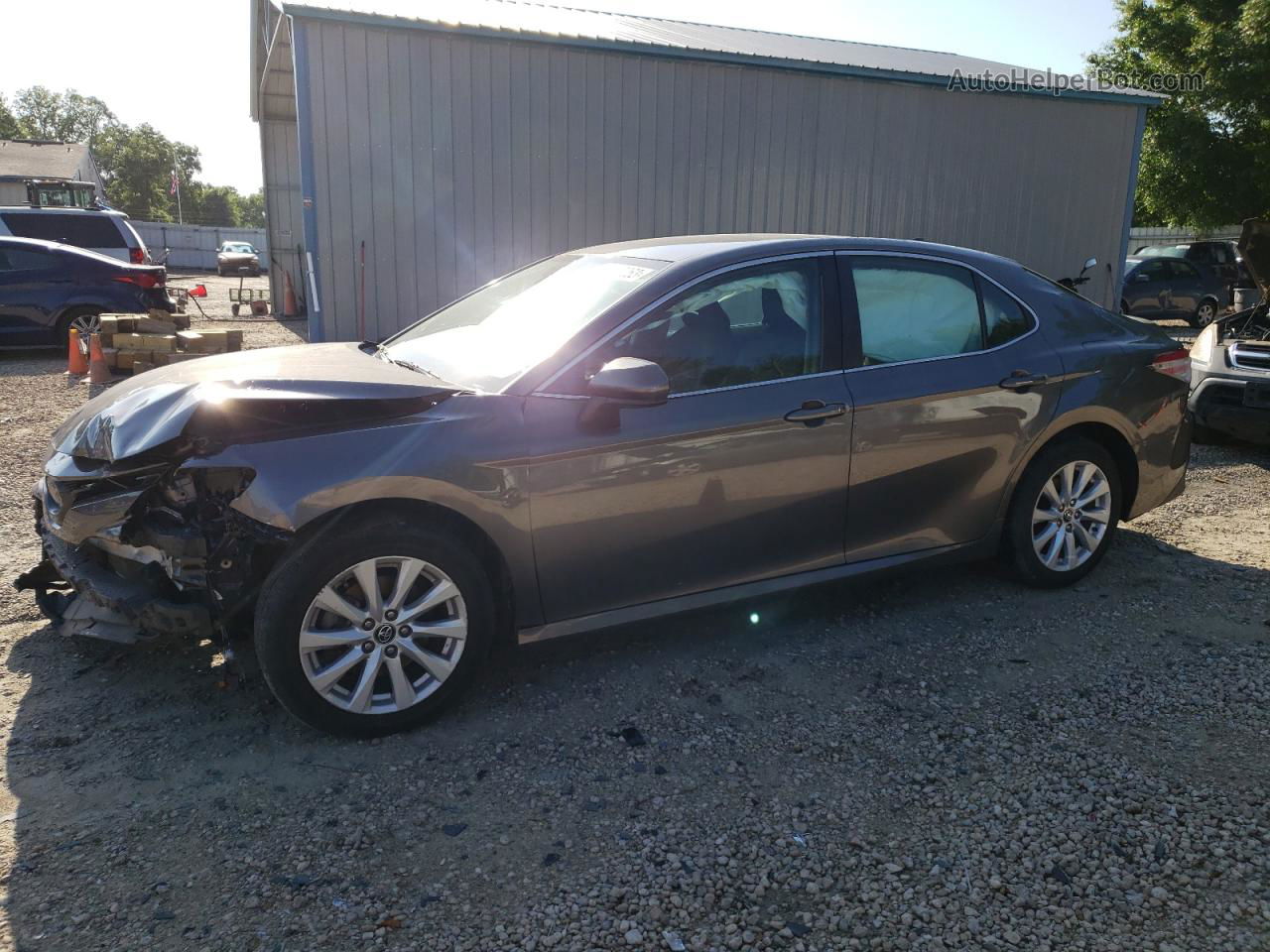 2019 Toyota Camry L Gray vin: 4T1B11HK4KU230987