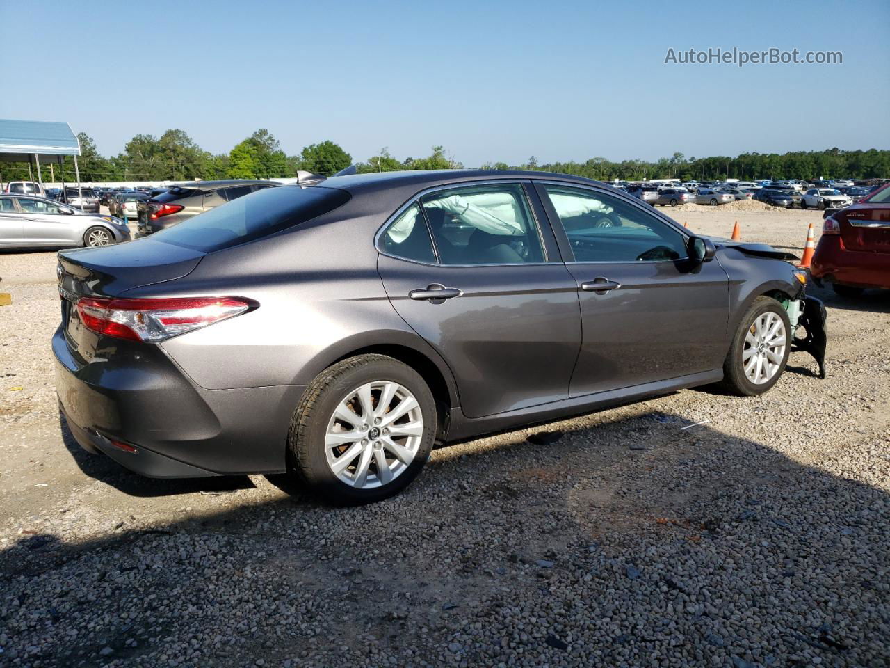 2019 Toyota Camry L Gray vin: 4T1B11HK4KU230987