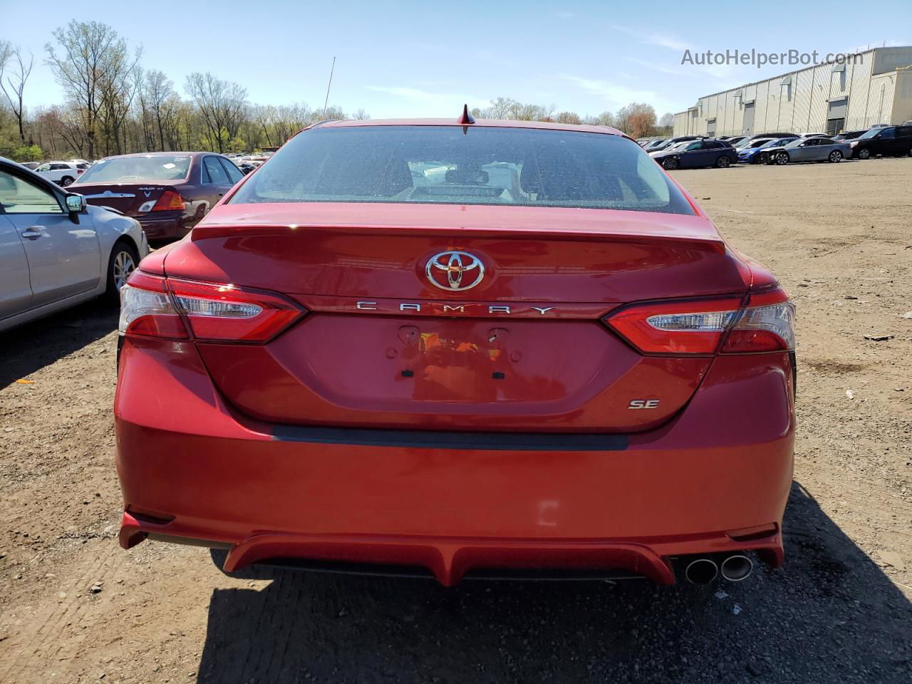 2019 Toyota Camry L Красный vin: 4T1B11HK4KU241374