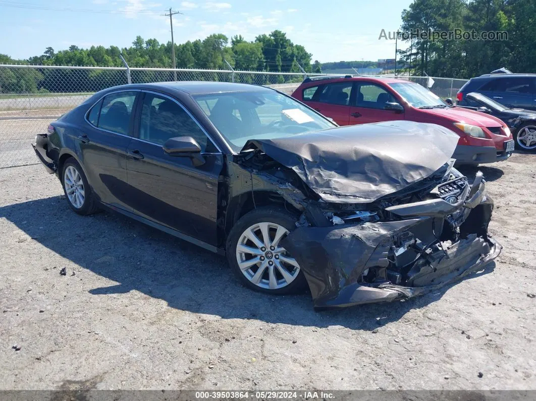 2019 Toyota Camry Le Серый vin: 4T1B11HK4KU250317