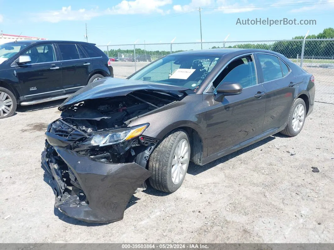 2019 Toyota Camry Le Серый vin: 4T1B11HK4KU250317