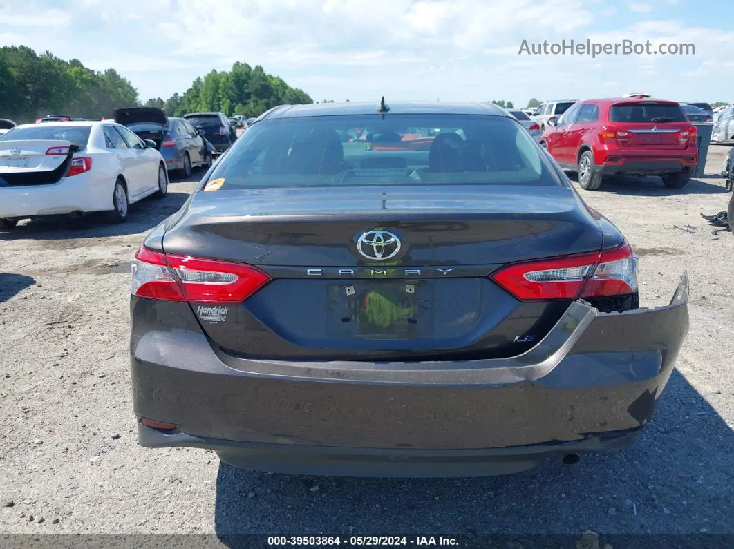 2019 Toyota Camry Le Gray vin: 4T1B11HK4KU250317