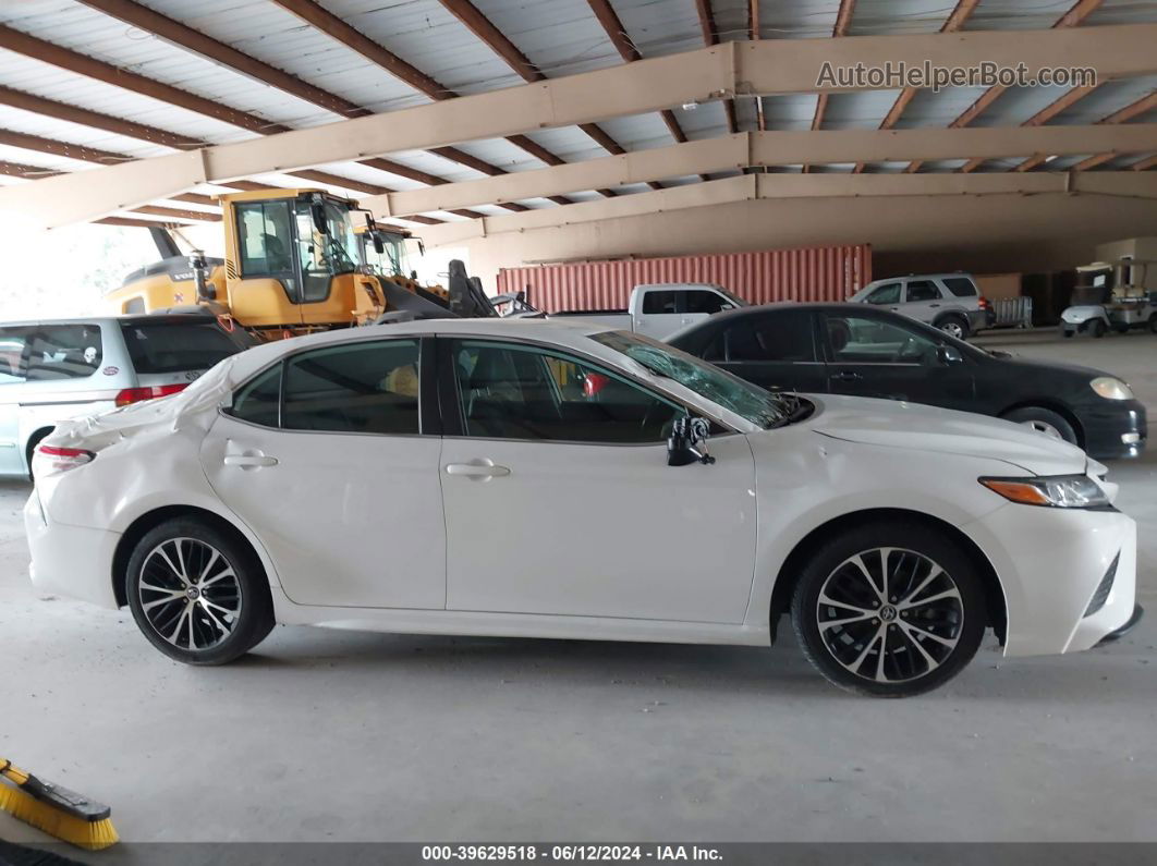 2019 Toyota Camry Se Белый vin: 4T1B11HK4KU255839