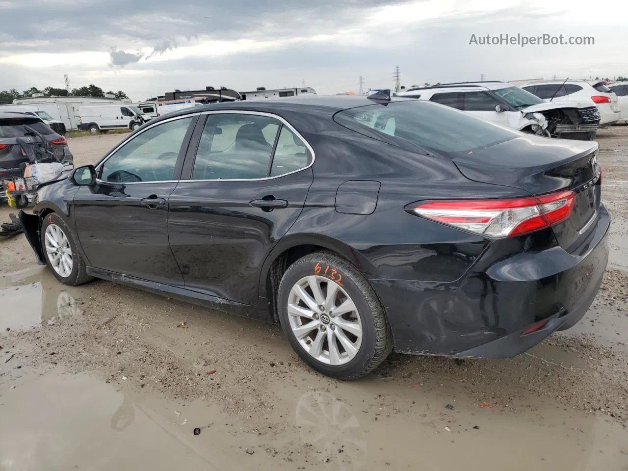 2019 Toyota Camry L Черный vin: 4T1B11HK4KU257977