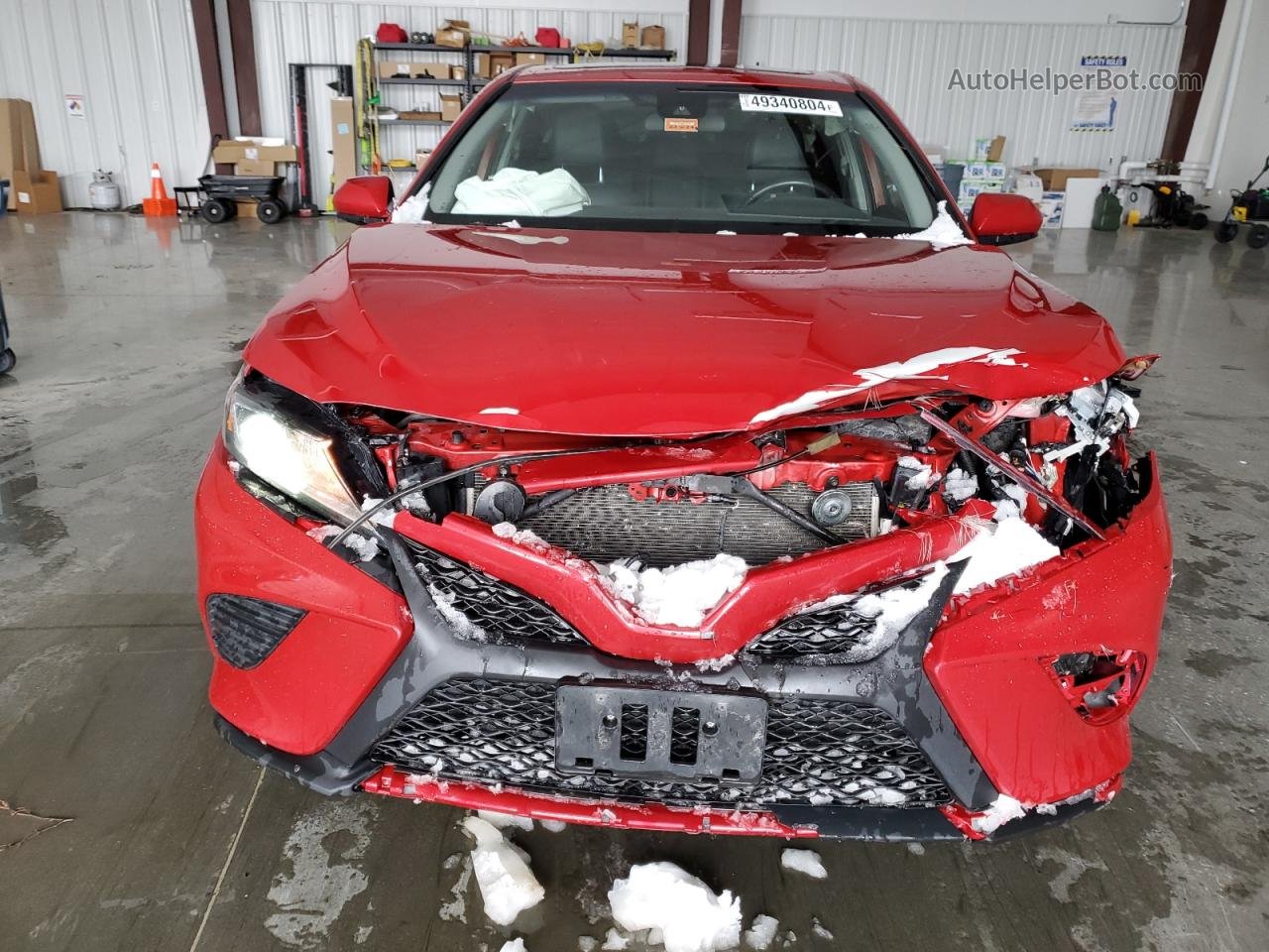 2019 Toyota Camry L Красный vin: 4T1B11HK4KU284791