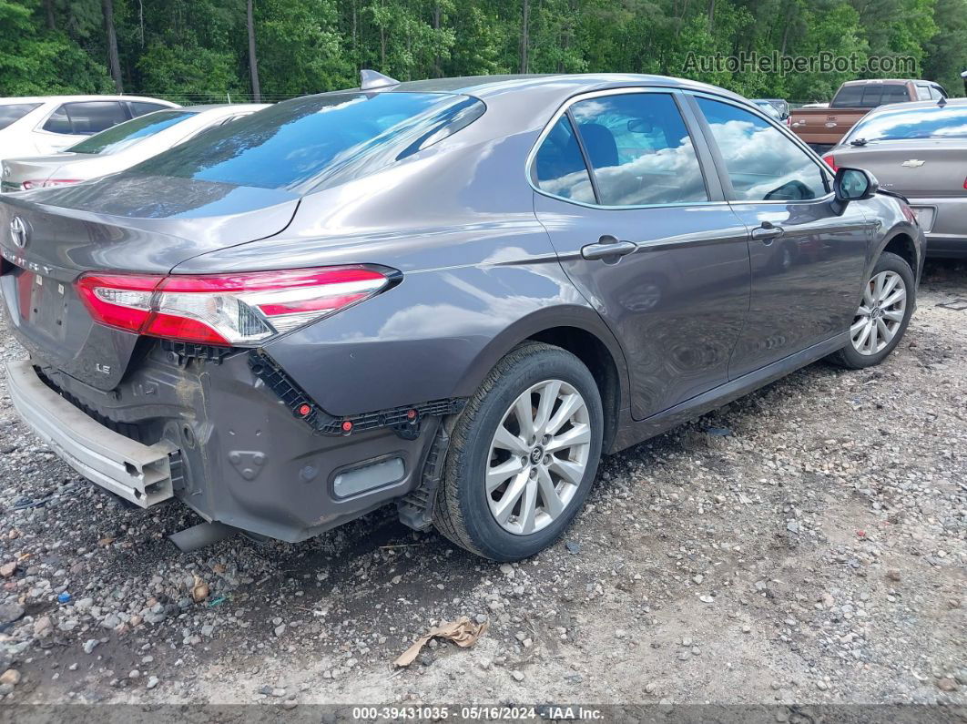 2019 Toyota Camry Le Brown vin: 4T1B11HK4KU680638