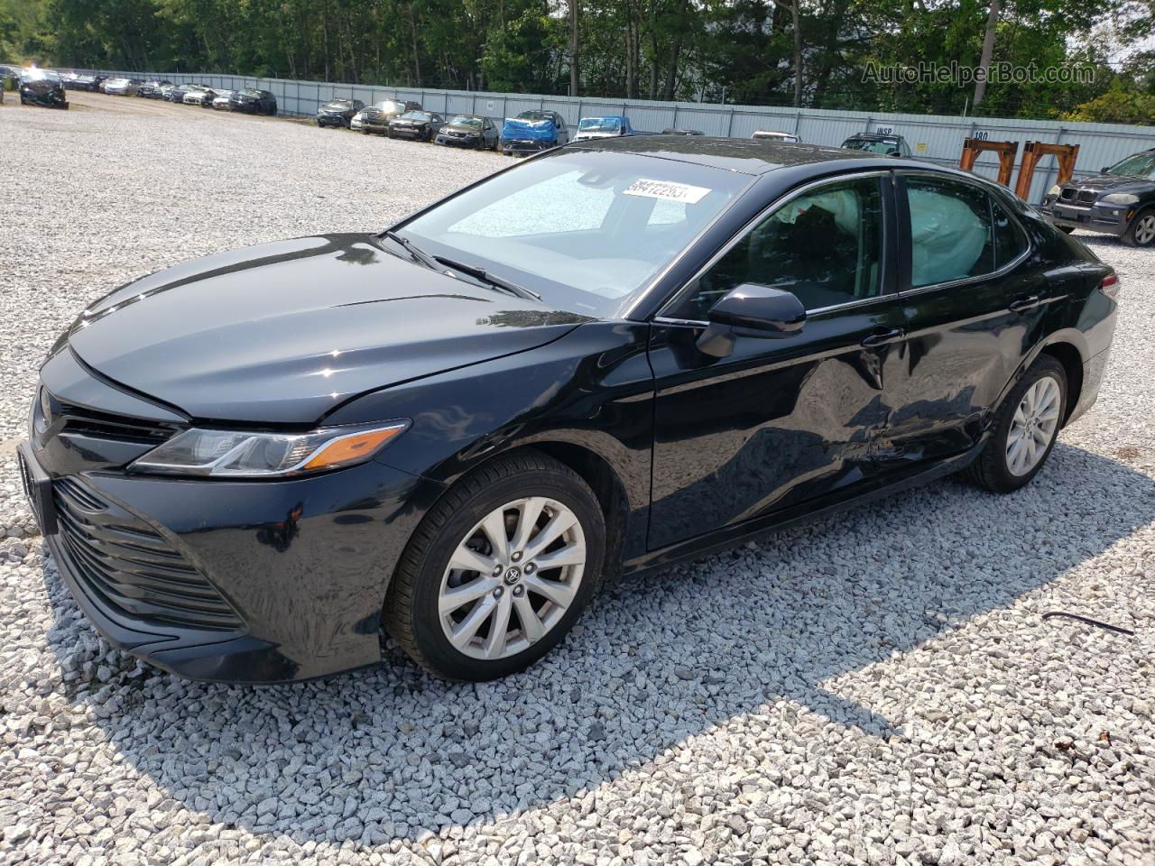 2019 Toyota Camry L Black vin: 4T1B11HK4KU681675