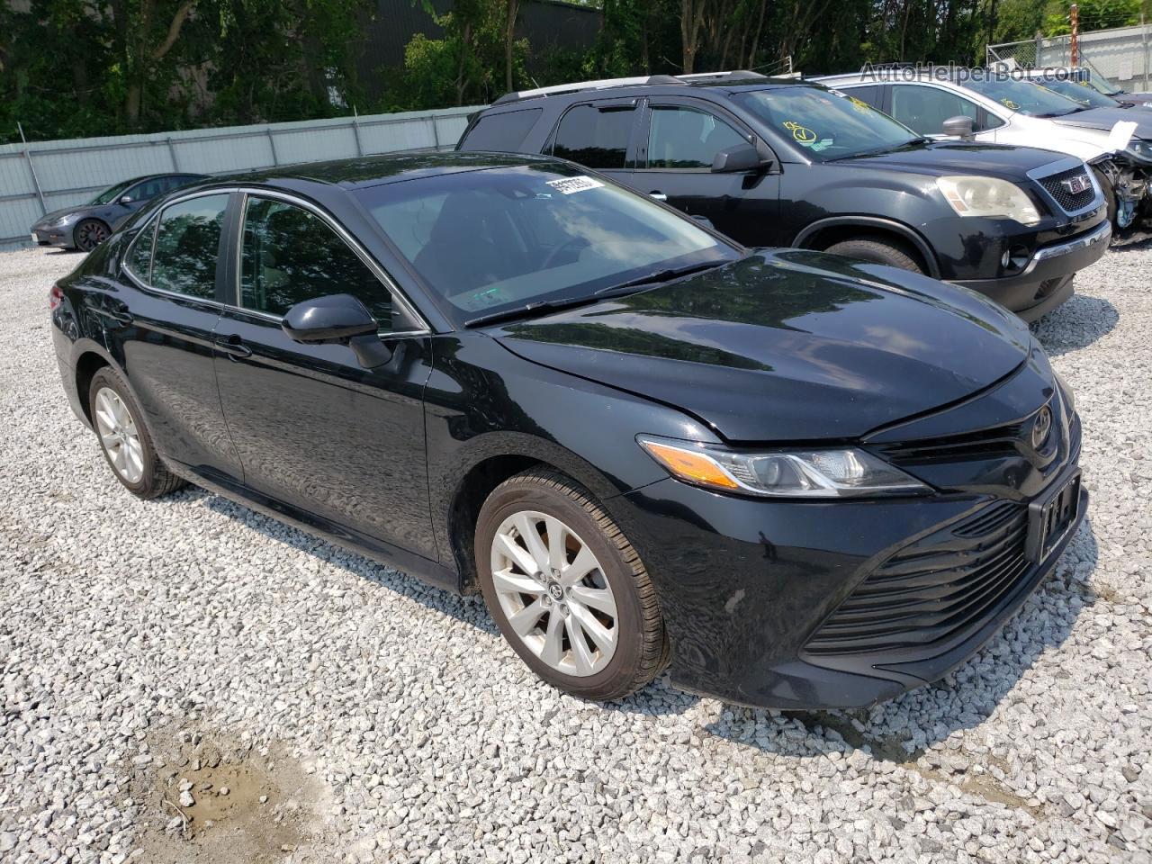 2019 Toyota Camry L Black vin: 4T1B11HK4KU681675