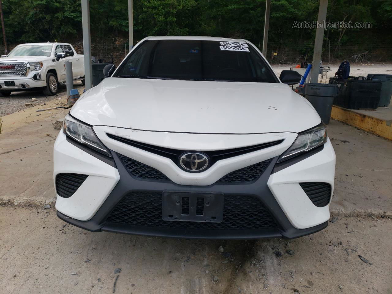 2019 Toyota Camry L White vin: 4T1B11HK4KU698105