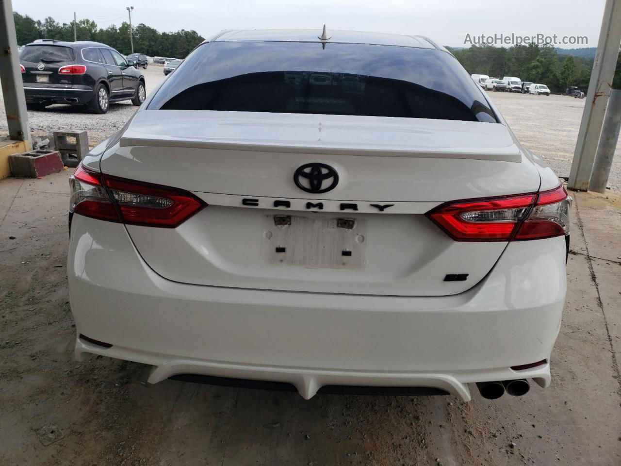 2019 Toyota Camry L White vin: 4T1B11HK4KU698105