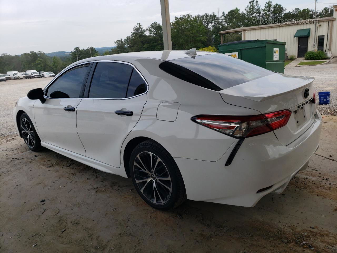 2019 Toyota Camry L White vin: 4T1B11HK4KU698105