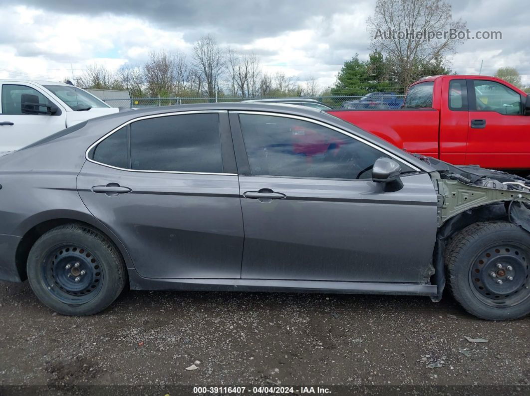 2019 Toyota Camry Le Серый vin: 4T1B11HK4KU720765