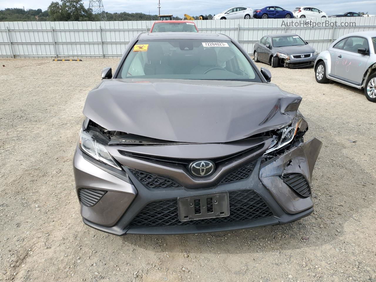 2019 Toyota Camry L Gray vin: 4T1B11HK4KU721849