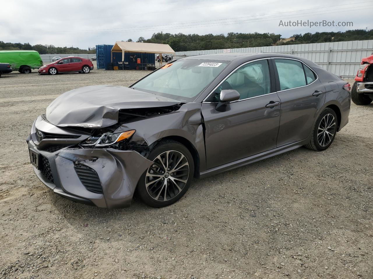 2019 Toyota Camry L Gray vin: 4T1B11HK4KU721849