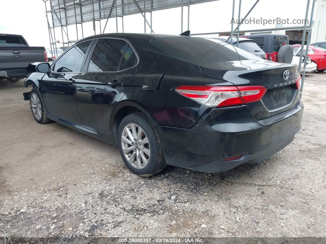 2019 Toyota Camry Le Черный vin: 4T1B11HK4KU723696