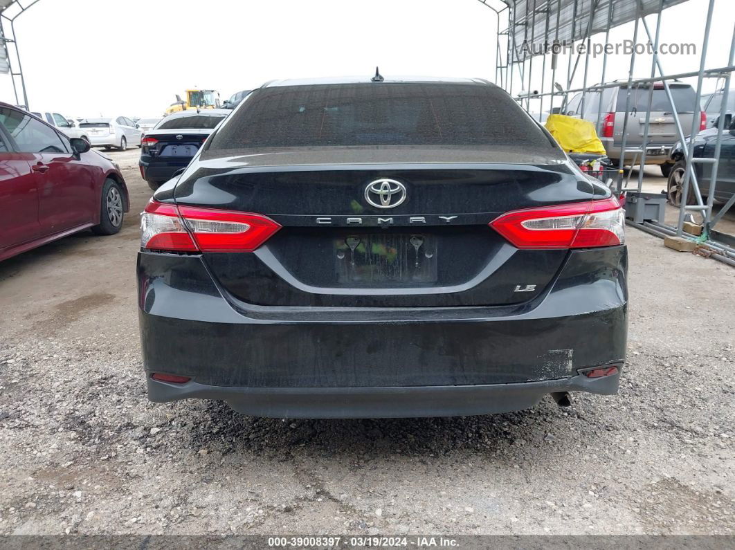 2019 Toyota Camry Le Black vin: 4T1B11HK4KU723696