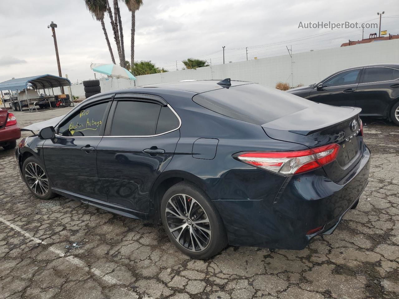 2019 Toyota Camry L Синий vin: 4T1B11HK4KU727036