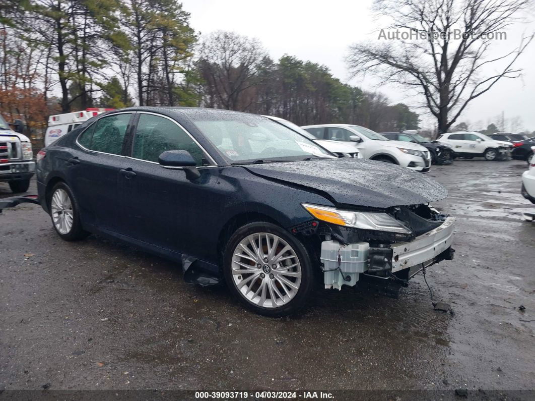 2019 Toyota Camry Xle Blue vin: 4T1B11HK4KU762725