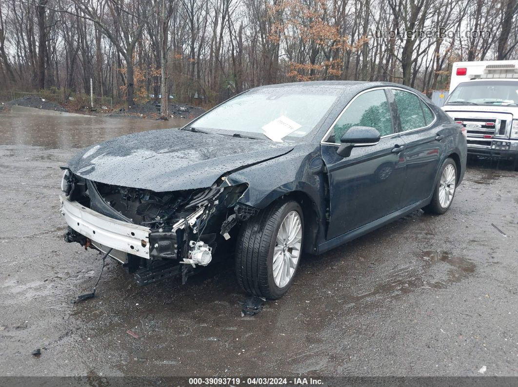 2019 Toyota Camry Xle Blue vin: 4T1B11HK4KU762725