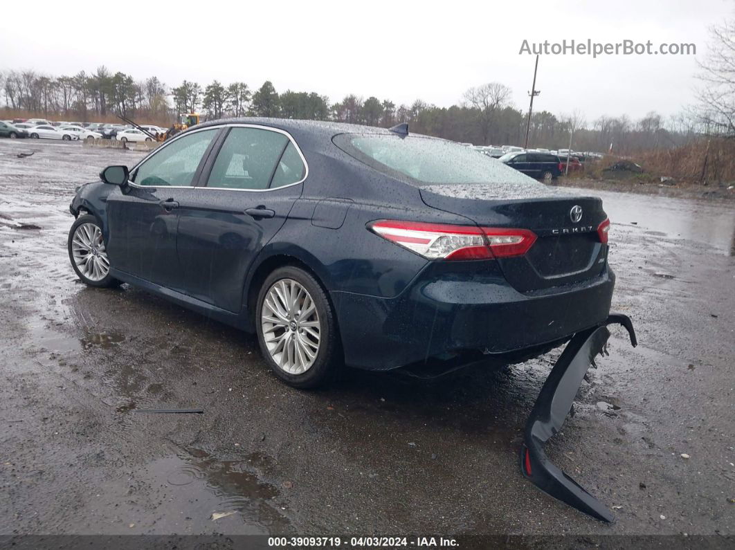 2019 Toyota Camry Xle Blue vin: 4T1B11HK4KU762725