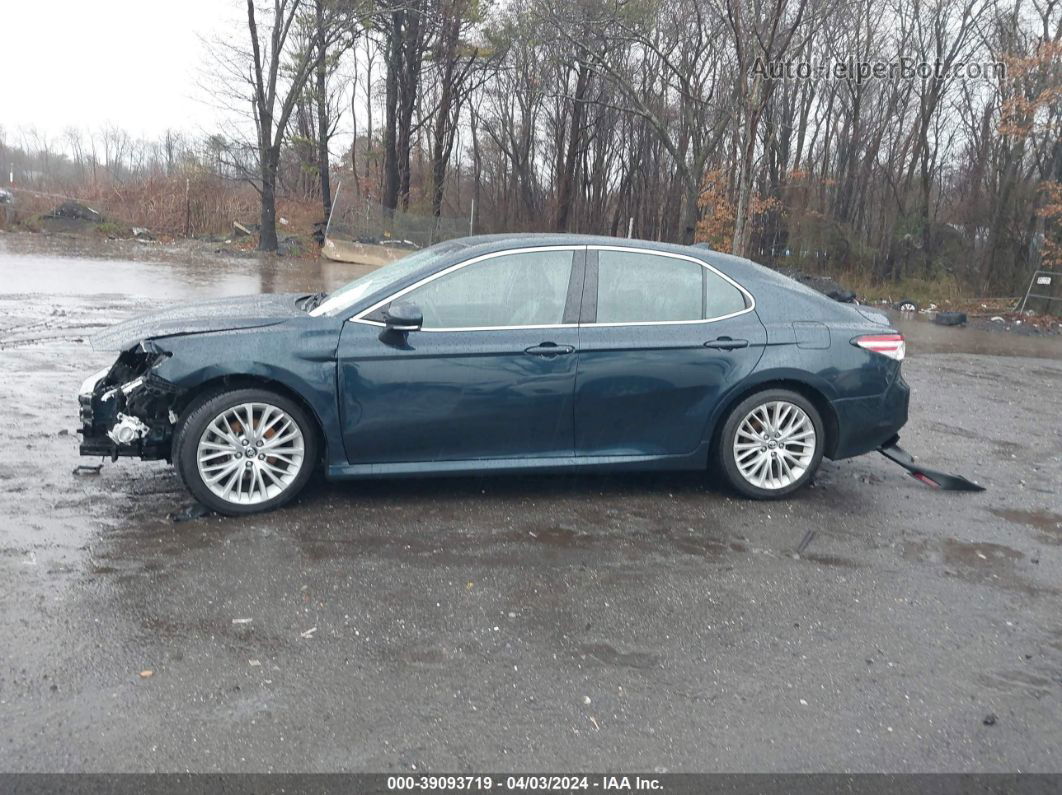 2019 Toyota Camry Xle Blue vin: 4T1B11HK4KU762725