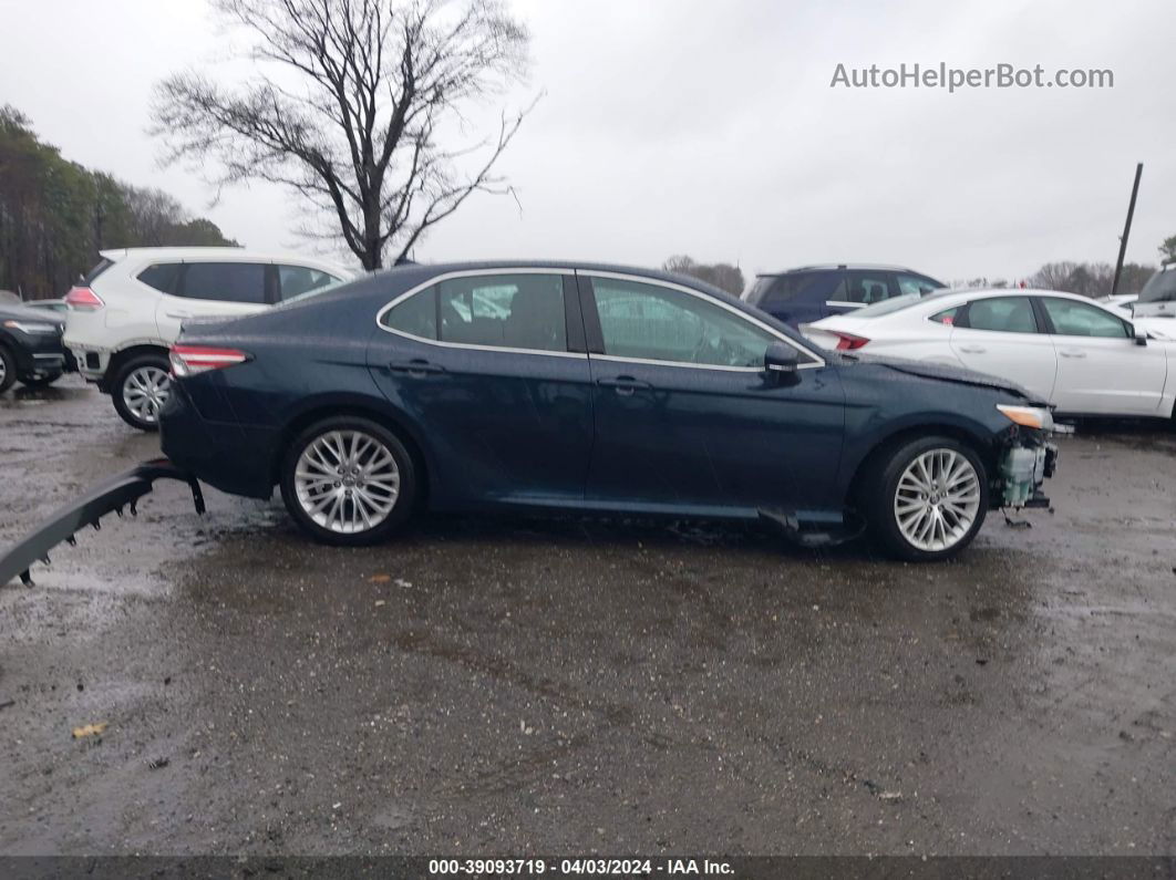 2019 Toyota Camry Xle Blue vin: 4T1B11HK4KU762725