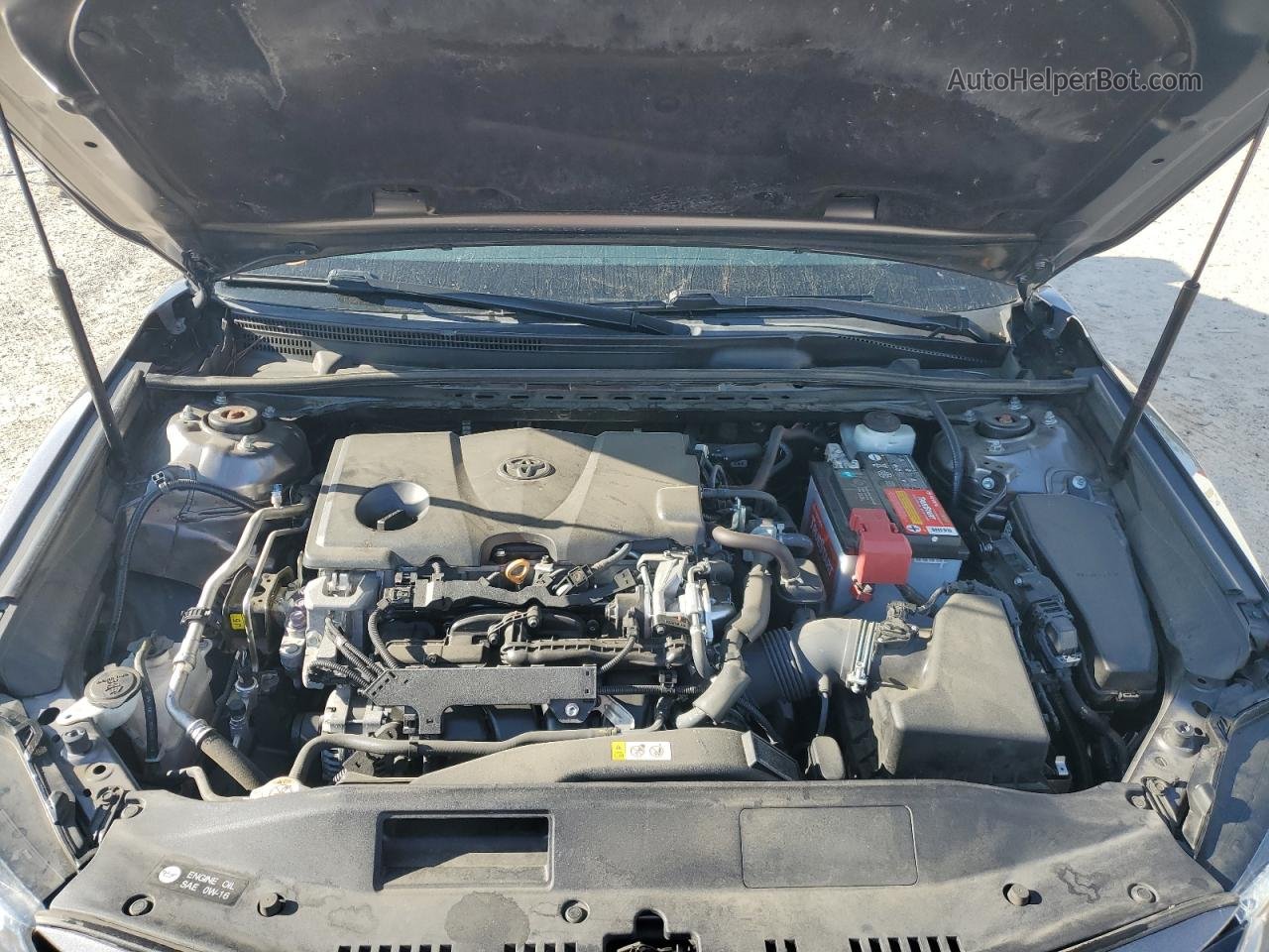 2019 Toyota Camry L Gray vin: 4T1B11HK4KU776477