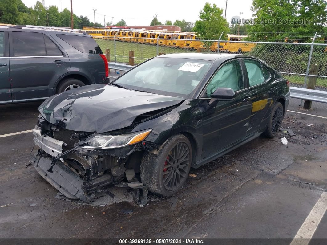 2019 Toyota Camry Se Black vin: 4T1B11HK4KU788242