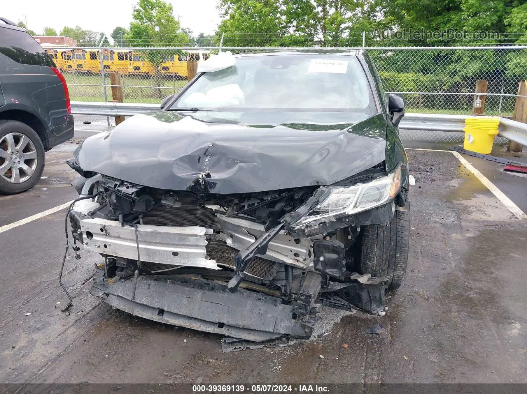 2019 Toyota Camry Se Black vin: 4T1B11HK4KU788242